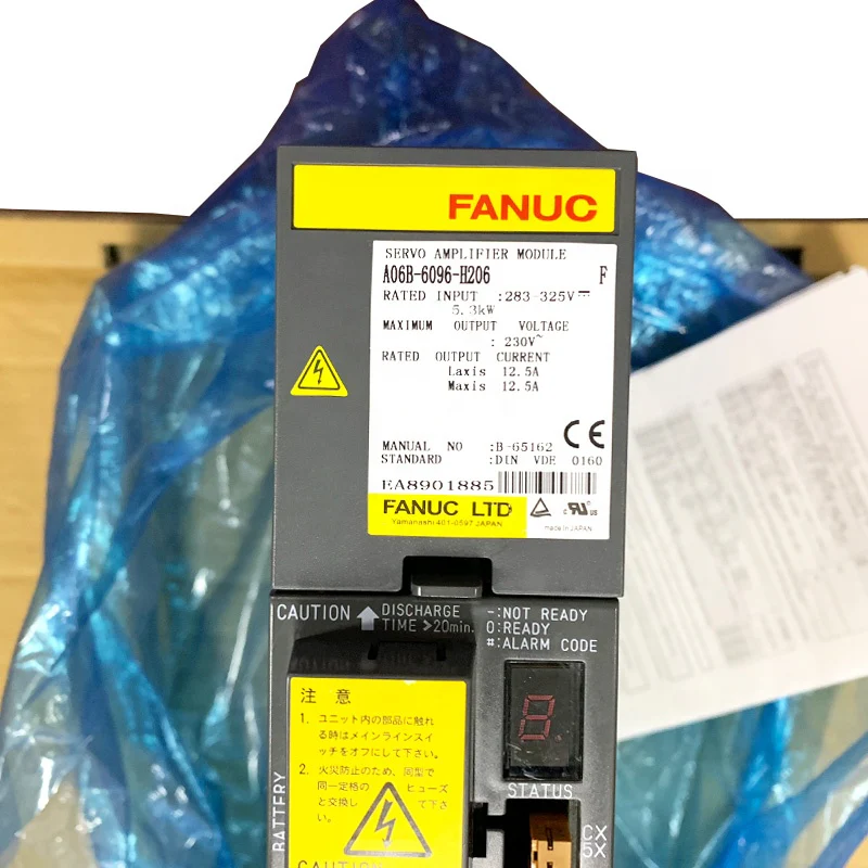 2_970c5337-d496-48d5-9297-89fed2cfb447 Original Fanuc A06b-6059-h203 A06B Servo Drive Fanuc A06B-6096-H206 CNC PLC Servo Amplifier Module A06B-6096-H206 A06b 6096 H206 - Image 2