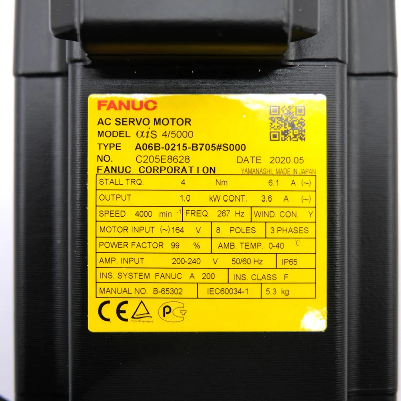 6_92ac73f4-2703-498c-ac24-296f62398b74 New in Stock MDL AiSR 30/3000 133 HZ 200-240V 3-PHASE 23 AMP AC Servo Motor A06B-0215-B705 #S000 Fanuc - Image 6