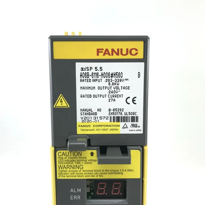 New in Stock CNC AC Servo Driver PLC Spindle Controller Servo Spindle Amplifier Module A06B6116H006 A06B-6116-H006#H560 Fanuc - Image 2
