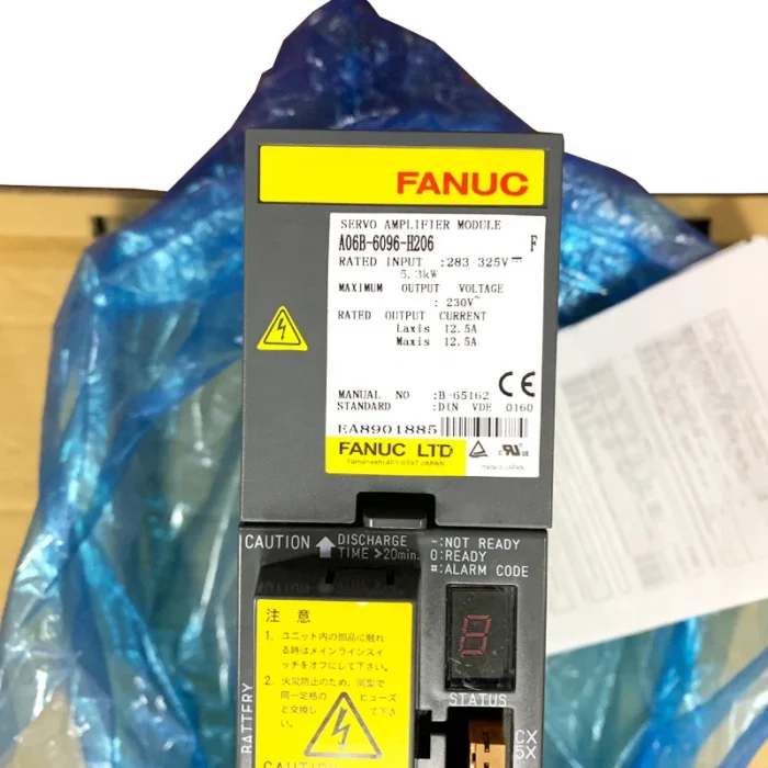 Original Fanuc A06b-6059-h203 A06B Servo Drive Fanuc A06B-6096-H206 CNC PLC Servo Amplifier Module A06B-6096-H206 A06b 6096 H206 - Image 2