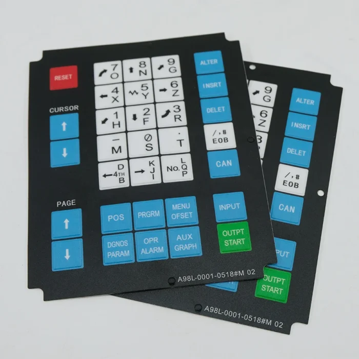 New in Stock Membrane Key Sheet Keypad A98L M02 A98L-0001-0518#T A98L-0001-0518#M02 FANUC - Image 1