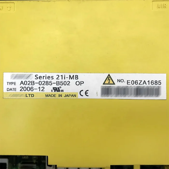 New in Stock 21i-MB Controller 9.5inch CNC Control Module Plc Module Controller A02B-0285-B502 A02B0285B502 Fanuc - Image 6